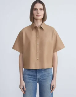 Nubuck Calfskin Suede Shirt