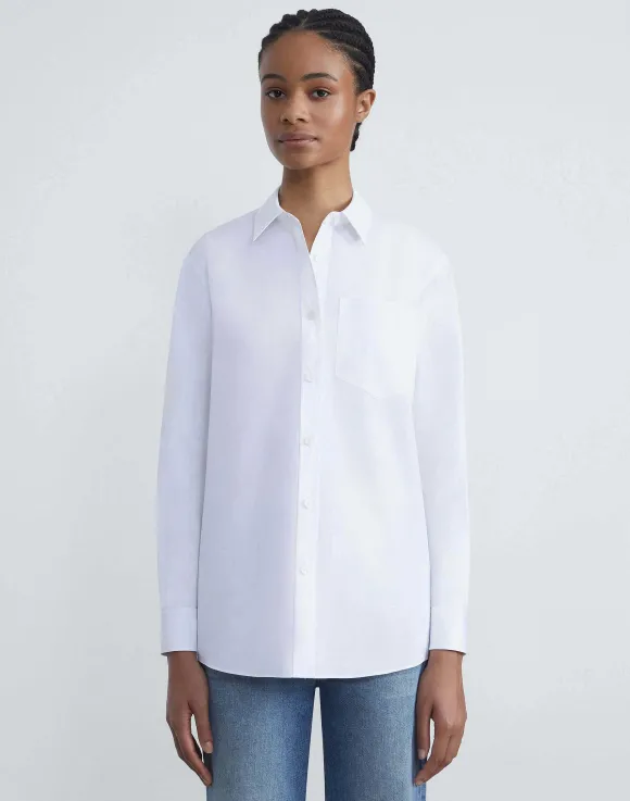 Organic Cotton Poplin Oversized Shirt