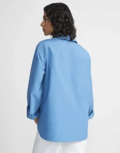 Organic Cotton Poplin Popover Shirt