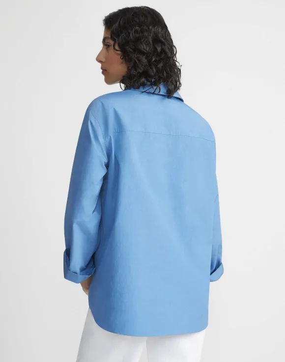 Organic Cotton Poplin Popover Shirt