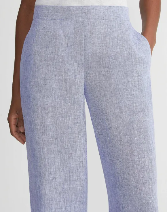 Organic Linen Columbus Cropped Pant