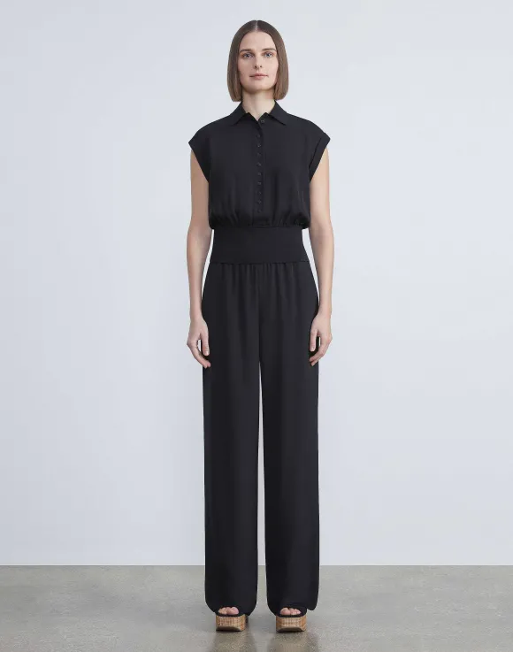 Organic Silk Crepe De Chine Perry Pant
