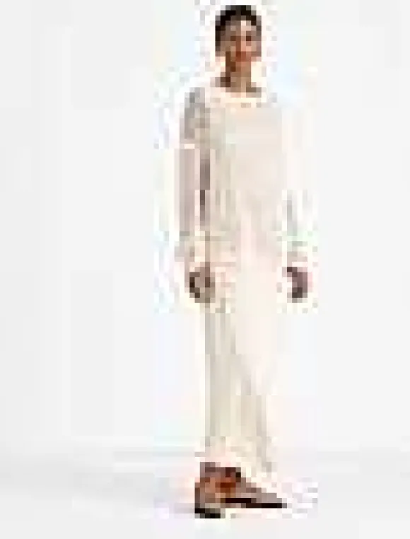 Organic Silk Stretch Crepe De Chine Bias Skirt