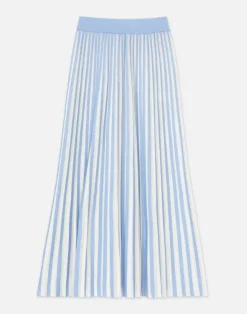 Overprint Finespun Voile Pleat Stitch Skirt