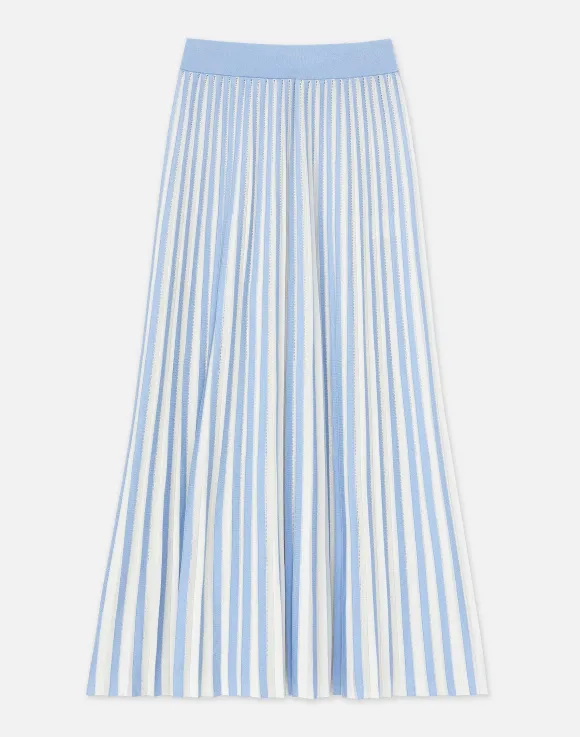 Overprint Finespun Voile Pleat Stitch Skirt