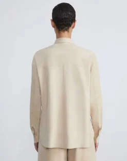 Paperfine Suede Shirt Jacket