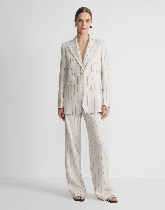 Pinstripe Linen Sullivan Pant