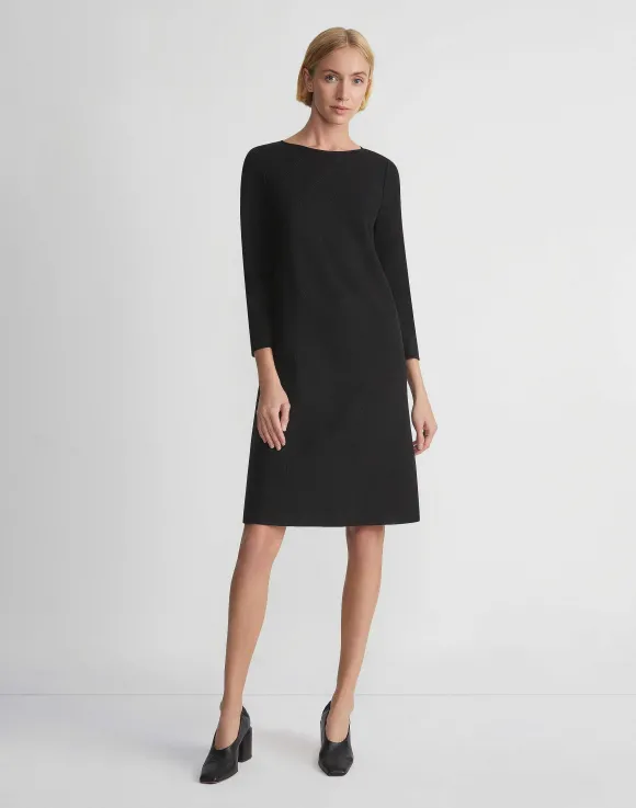Punto Milano A-Line Dress