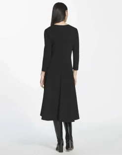 Punto Milano Flared Midi Dress