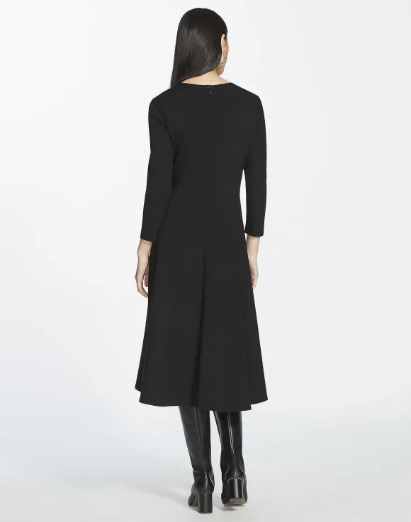 Punto Milano Flared Midi Dress