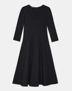 Punto Milano Flared Midi Dress