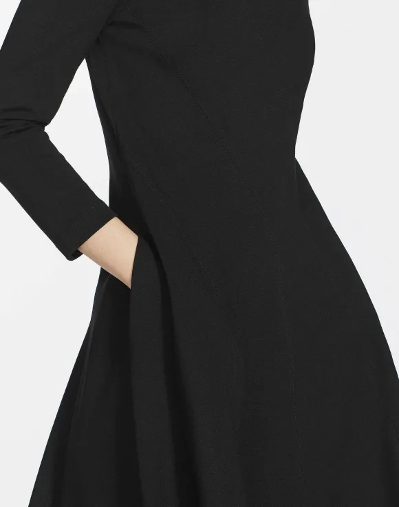 Punto Milano Flared Midi Dress