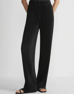 Recycled Poly Satin Pliss Parkside Pant