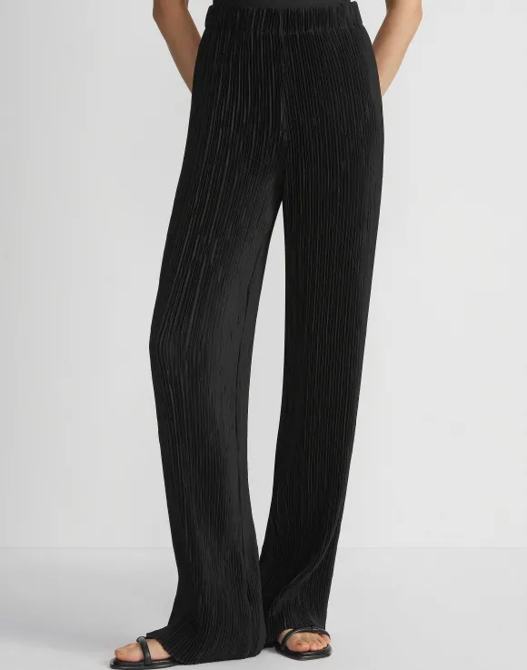 Recycled Poly Satin Pliss Parkside Pant