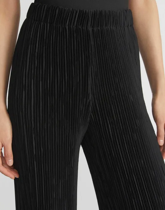 Recycled Poly Satin Pliss Parkside Pant