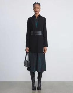 Responsible Finesse Crepe Peak Lapel Jacket