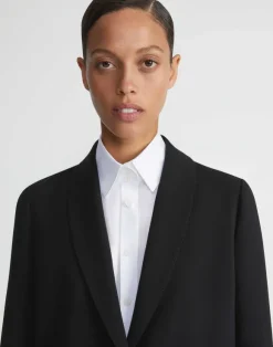 Responsible Finesse Crepe Shawl Collar Jacket