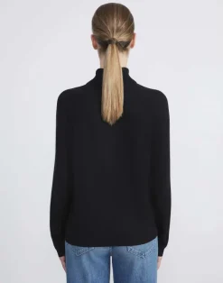 Responsible Matte Crepe Turtleneck Sweater