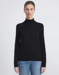 Responsible Matte Crepe Turtleneck Sweater