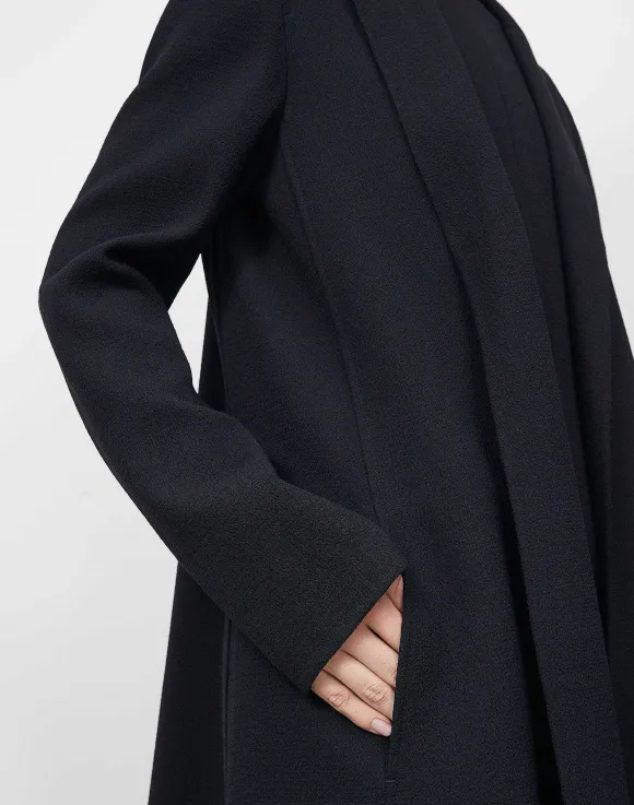 Responsible Wool Nouveau Crepe A-Line Jacket