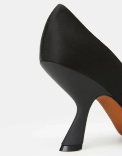 Satin High Heeled Pump
