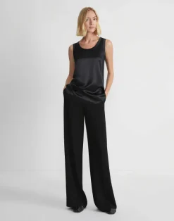 Silk Charmeuse Reversible Perla Blouse