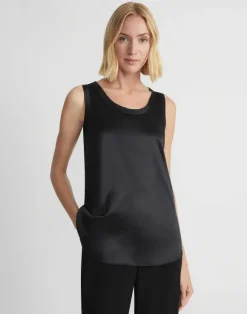 Silk Charmeuse Reversible Perla Blouse