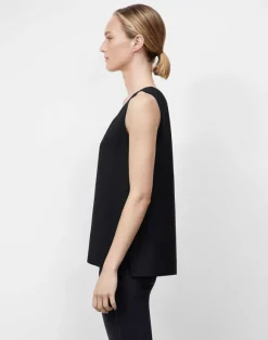 Silk Double Georgette Sleeveless Blouse