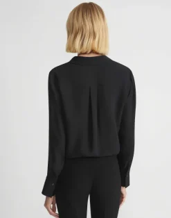 Silk Georgette Button Blouse