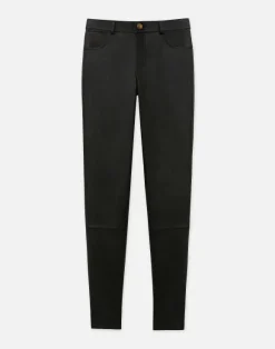 Silky Stretch Nappa Leather Mercer Pant