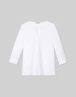Stretch Cotton Popover Shirt