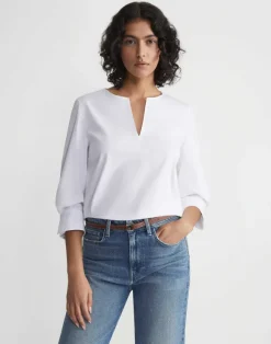Stretch Cotton Popover Shirt