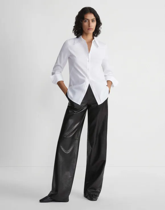 Stretch Cotton Slim Shirt