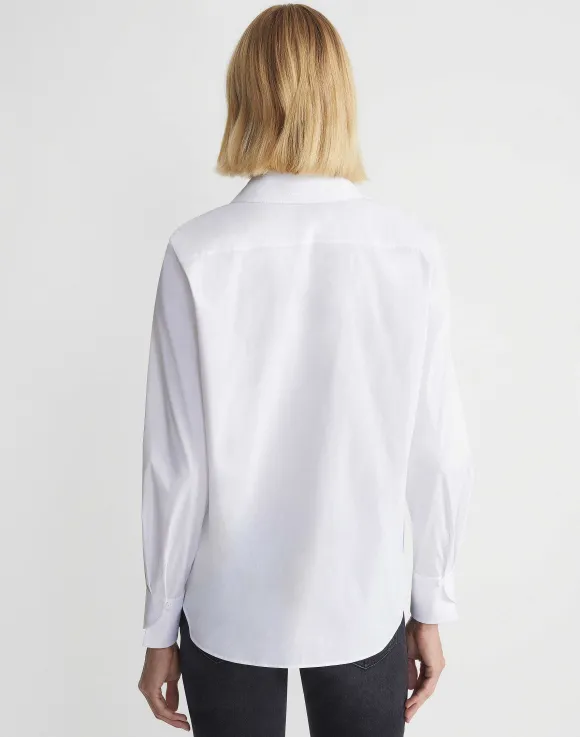 Stretch Cotton Straight Shirt