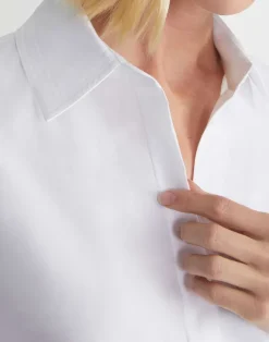 Stretch Cotton Straight Shirt