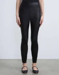 Stretch Nappa Leather Greenwich Legging