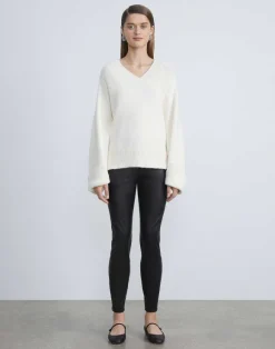 Stretch Nappa Leather Greenwich Legging