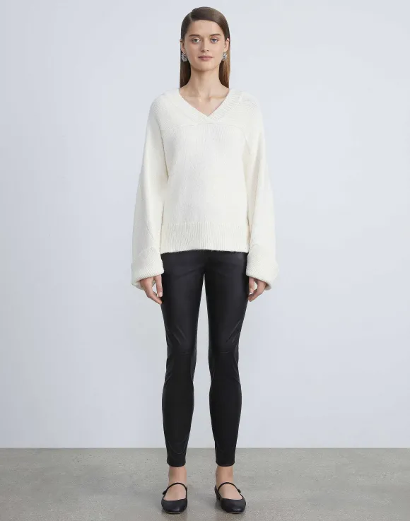 Stretch Nappa Leather Greenwich Legging