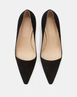 Suede Heeled Pump
