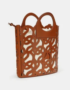 Vachetta Leather 8 Knot Basket Bag—Large