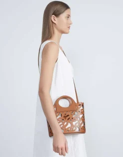 Vachetta Leather 8 Knot Basket Bag—Mini
