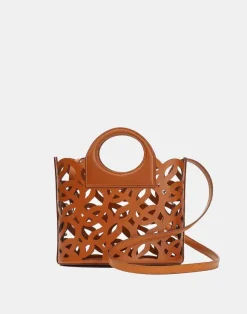 Vachetta Leather 8 Knot Basket Bag—Mini