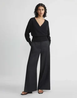 Vintage Linen Franklin Split Wide Leg Pant
