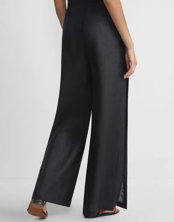 Vintage Linen Franklin Split Wide Leg Pant