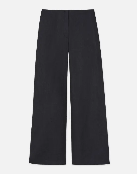 Vintage Linen Franklin Split Wide Leg Pant