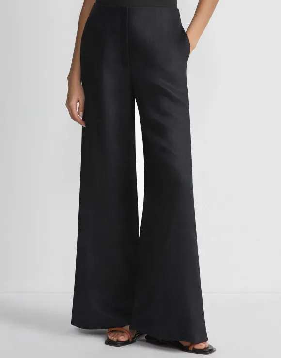 Vintage Linen Franklin Split Wide Leg Pant