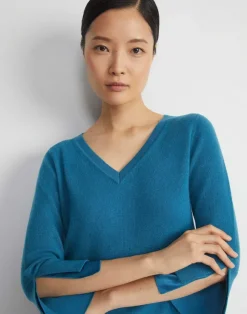Wool-Cashmere Silk Trimmed Sweater